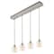 Afx William 4 Light Linear Pendant, Medium Base 120V, Satin Nickel WMMP06MBSNLNR4 - alternate 1